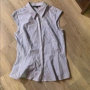 Antonio Melani peplum button down